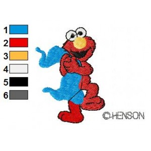 Sesame Street Elmo 03 Embroidery Design